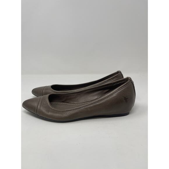 FRYE- Alicia Ballet Flats Women's Size 8M Brown Excellent condition $167 - Picture 5 of 11